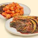 [예약주문] 평창 꽃순이 갓김치 2kg + 총각김치3kg <br> (예약마감 6/9 목요일)