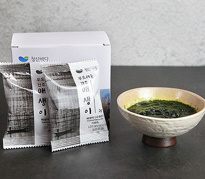 청산바다 - 부드러운 건조 매생이 2g x 5봉 </br> 유통기한 : 2025년 4월 14일