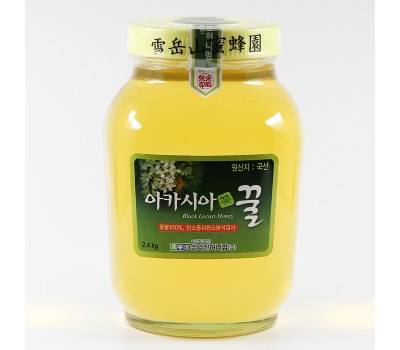 [고국배송] [꽃꿀100%] 설악산허니팜_아카시아꿀 2.4kg