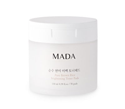 [고국배송] MADA 순수 현미 미백 토너패드