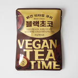 비건 티타임 쿠키 - 블랙초코 40g x 3봉 비건 티타임 쿠키 </br> 유통기한 : 2023년 6월 29일