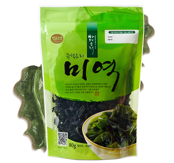 바다소리 - 즉석요리 미역 80g </br> 유통기한 : 2024년 4월 24일