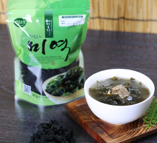 바다소리 - 즉석요리 미역 80g </br> 유통기한 : 2024년 4월 24일