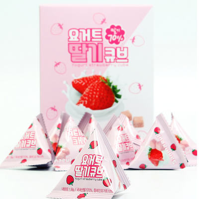 요거트 딸기큐브 1.8g *10개입