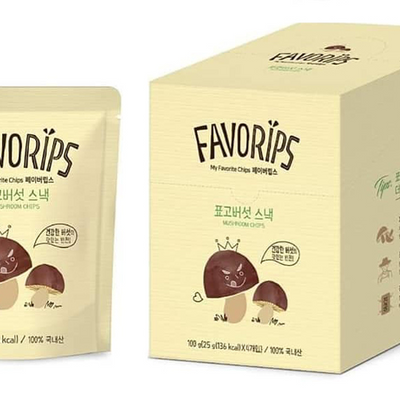 페이버립스 표고버섯 스낵 (25g * 4봉 ) (유통기한 : 2020년 8월 17일까지)