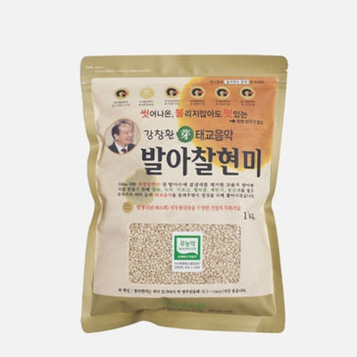 강창환 태교음악 - 무농약 발아 찰현미 1kg </br> 도정일 : 2023년 1월 25일