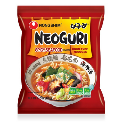 농심 너구리 120g * 4개입 멀티팩 -1주문당 2팩 한정