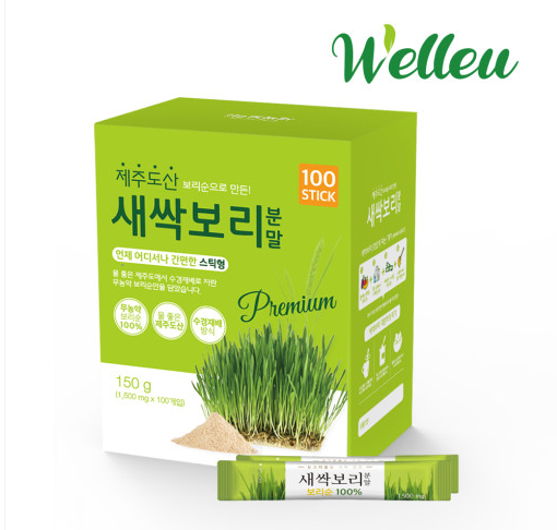 제주도산 새싹보리분말 스틱형 150g(15g*100포)