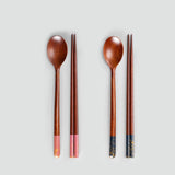 칠몽 금수강산 옻칠 수저세트(숟가락2벌+젓가락2벌) (색상선택)