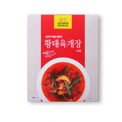 속초어부가 - 얼큰한 황태육개장 50g </br> 유통기한 : 2024년 5월 2일