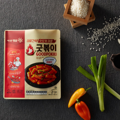 맛있게 매운 쌀떡볶이 굿볶이 오리지널 363g(2인분) (유통기한 : 2021년 9월 30일까지)
