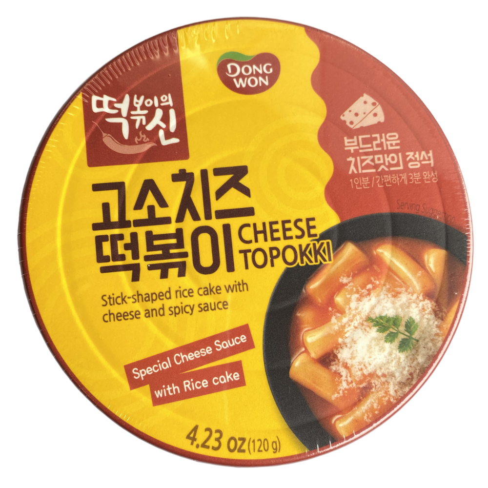 동원 컵떡볶이 고소치즈 떡볶이 120g * 4개 -1주문당 1건 한정