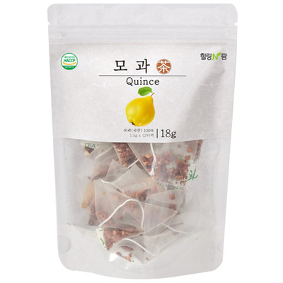 힐링앤팜 - 모과차 1.5g x 12티백 </br> 유통기한 : 2024년 5월 12일