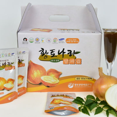 [무료별도배송] 물없이 갈아만든 100% 원액 양파즙  60팩*2박스(1주문 한정)