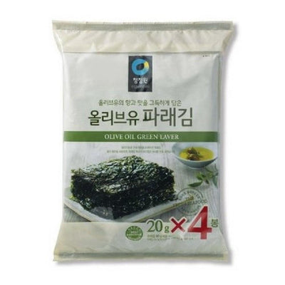 청정원 올리브유 파래김 20g * 4개입 -1주문당 4팩 한정