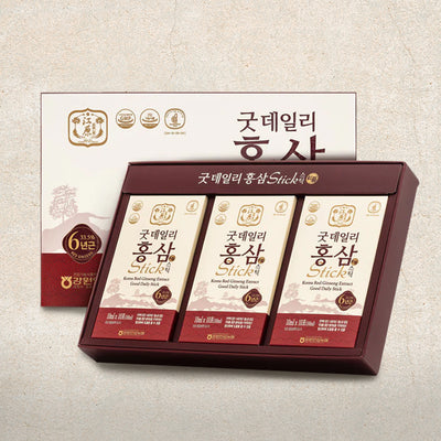강원인삼농협 - 굿데일리 홍삼스틱 10ml x 30스틱 </br> 유통기한 : 2024년 5월 2일