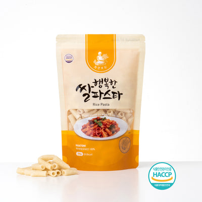명성제분 - 행복한 쌀 파스타 320g </br> 유통기한 : 2023년 7월 3일