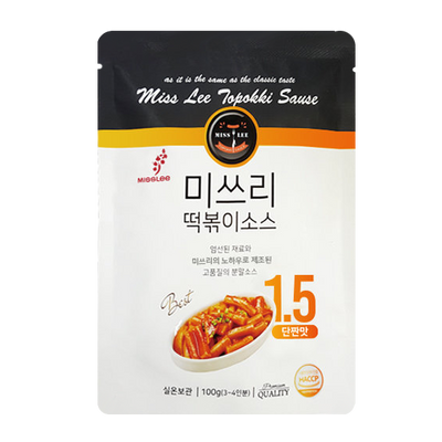 미쓰리 떡볶이소스 50g (1.5 단짠맛) x 3봉 </br> 유통기한 : 2023년 4월 17일