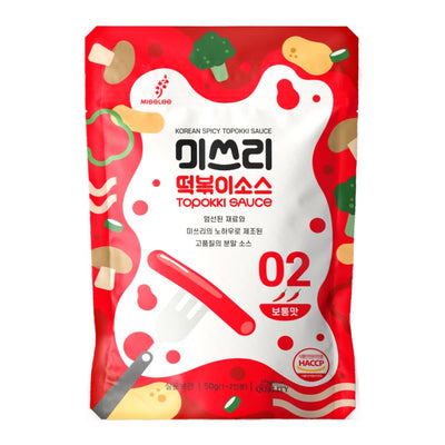 미쓰리 떡볶이소스 50g (2보통맛) x 3봉 </br> 유통기한 : 2023년 8월 31일
