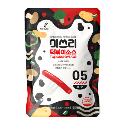 미쓰리 떡볶이소스 50g (5불맛) x 3봉 </br> 유통기한 : 2023년 8월 31일