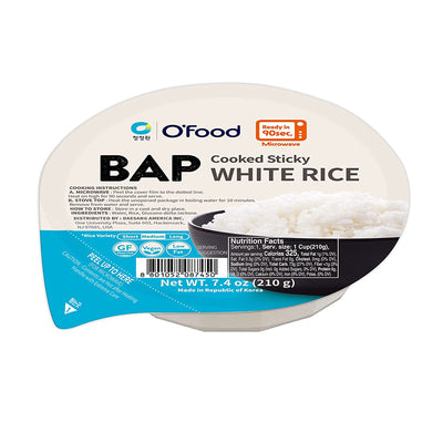 청정원 오푸드 즉석밥 (210g x 12개) </br> 1주문 당 1개 한정