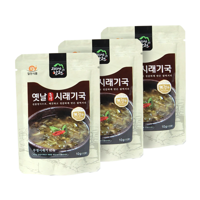 알천농원 - 즉석 시래기국 오리지날 10g x 3봉 </br> 유통기한 : 2024년 6월 30일