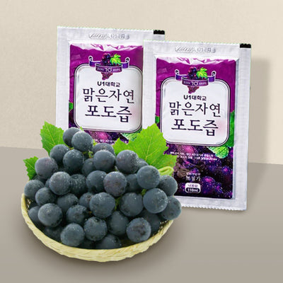 영동대학교 - 맑은자연 포도즙 110ml x 30포 유통기한 : 2025년 1월 31