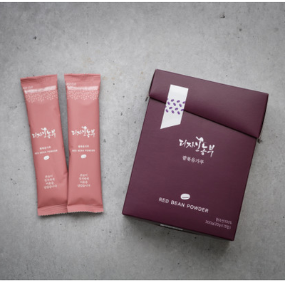 디자인농부 - 팥볶음가루 20g x 15스틱 <br/> 유통기한 : 2024년 3월 22일