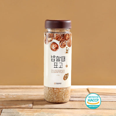 명성제분 - 밥할때 표고 영양쌀 420g </br> 유통기한 : 2023년 7월 15일