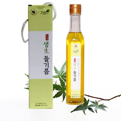 산청 황매산 생 들기름 250ml