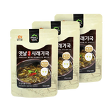 알천농원 - 즉석 시래기국 쑥맛 10g x 3봉 </br> 유통기한 : 2024년 6월 30일