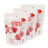 리얼칩 딸기 13g * 3봉