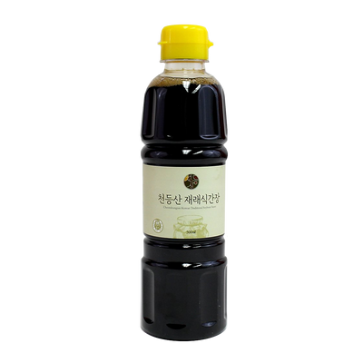천등산 재래식간장 500ml (조선간장, 국산콩100%)