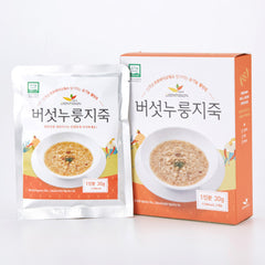 오손도손 - 유기농 버섯누룽지죽 (1박스, 30g x 3팩)<br>유통기한 : 2024년 3월 15일